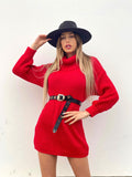 Maxi maglione rosso - R.a. Boutique 