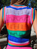 Completo crochet rainbow - R.a. Boutique 