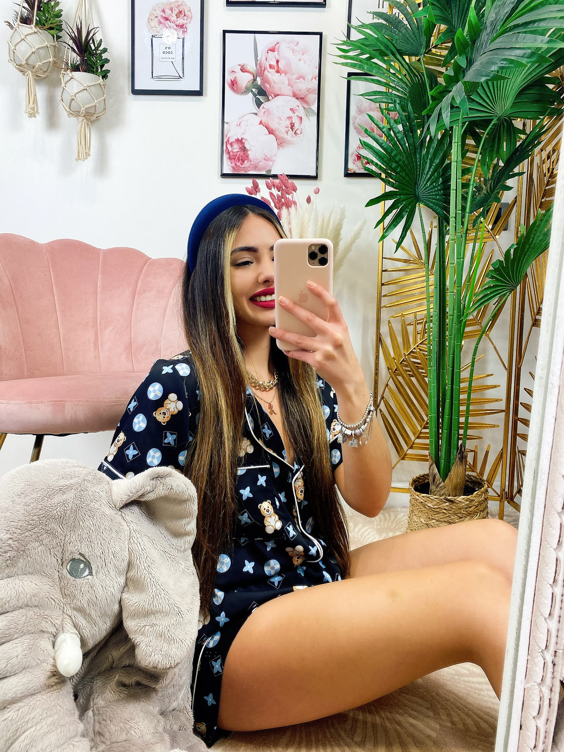 Pigiamino con orsetti Nero - R.a. Boutique 