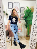 Jeans con cuori grandi - R.a. Boutique 