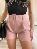 Completo giacca e Short cipria - R.a. Boutique 