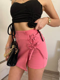 Gonna pantalone lace rosa - R.a. Boutique 