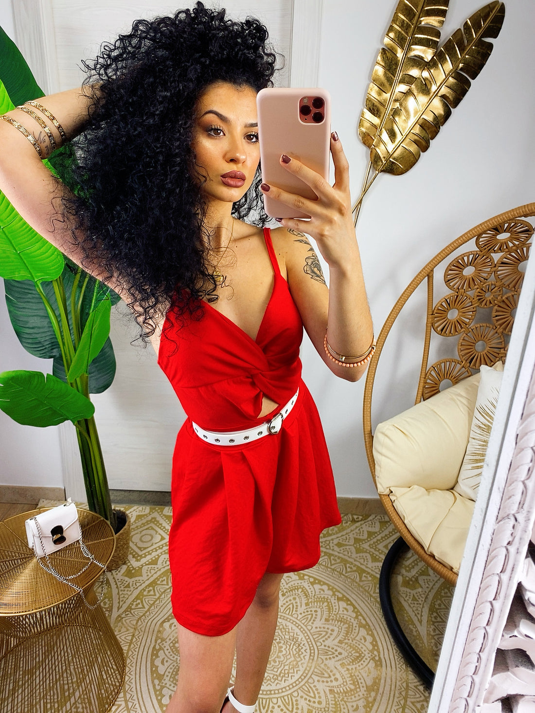 Tutina in cotone con fiocco - R.a. Boutique 