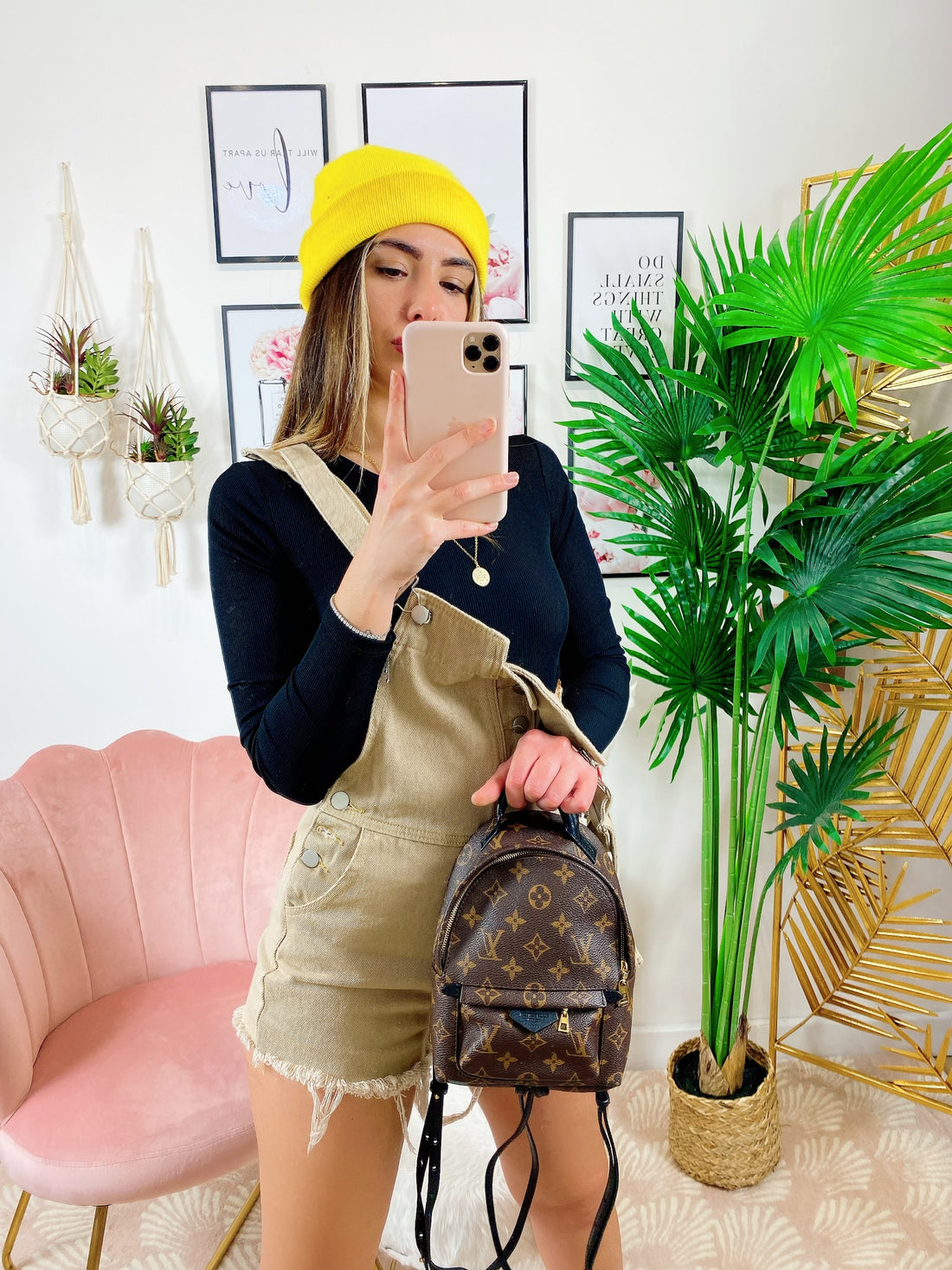 Salopette beige - R.a. Boutique 