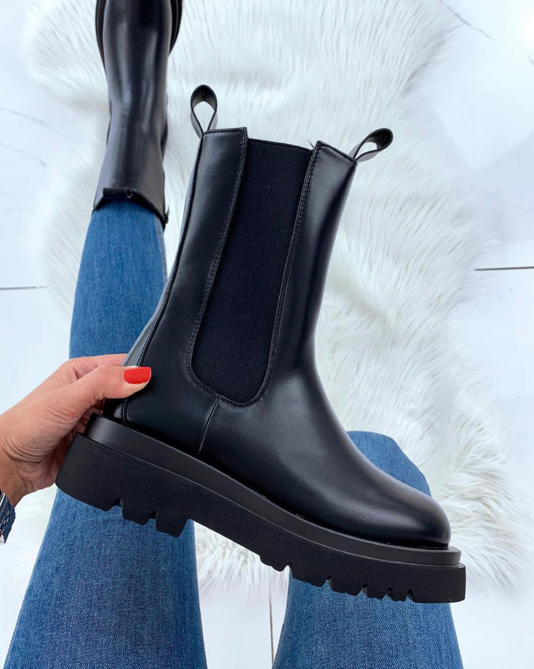 Stivaletto alto con banda - R.a. Boutique 