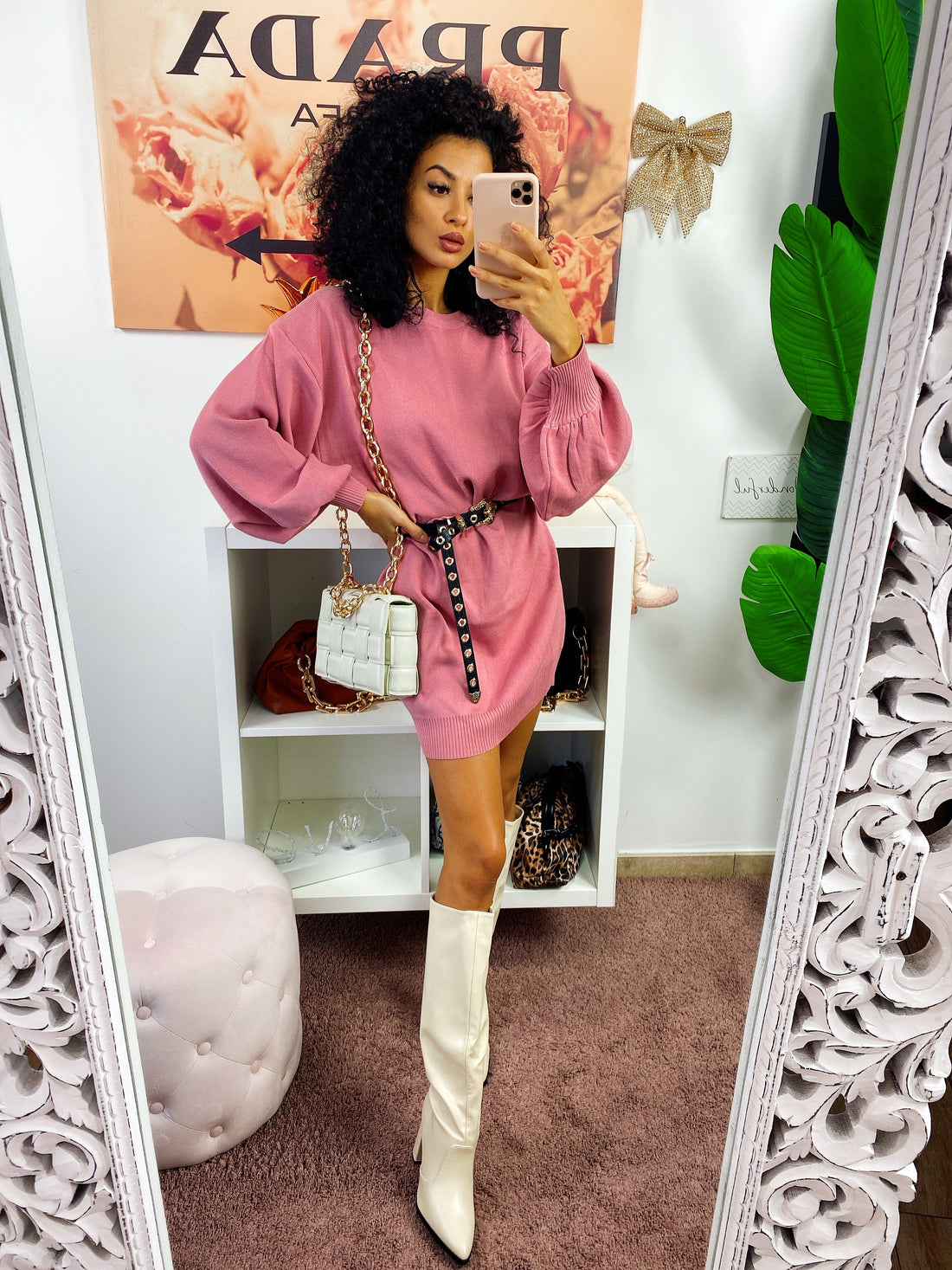 Maxi felpa easy rosa - R.a. Boutique 