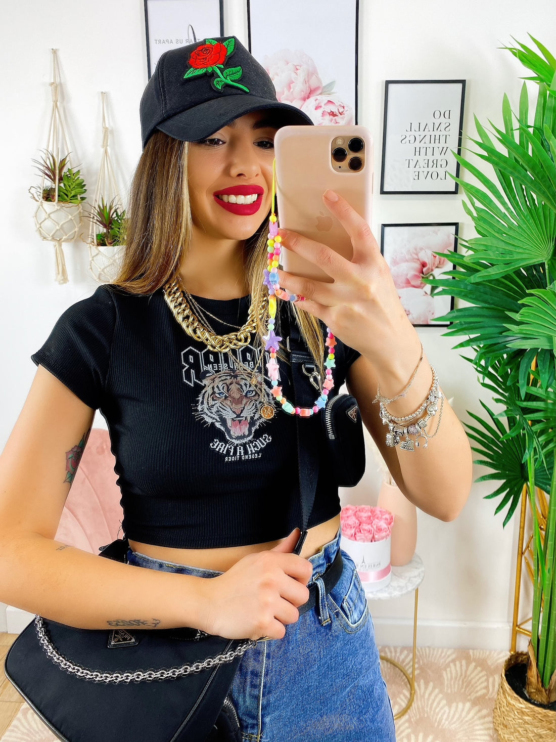 T-shirt Crop Tiger - R.a. Boutique 