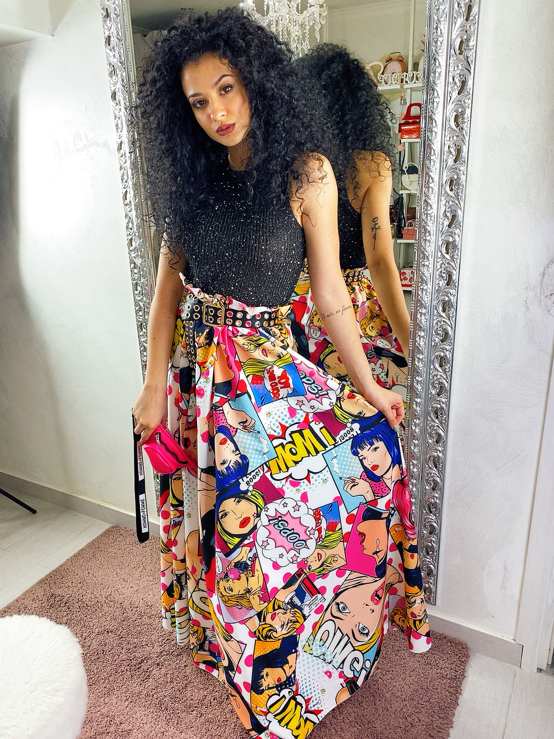 Maxi gonna cartoon - R.a. Boutique 