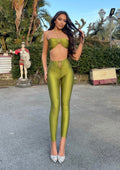 Completo top e pantalone lime - R.a. Boutique 