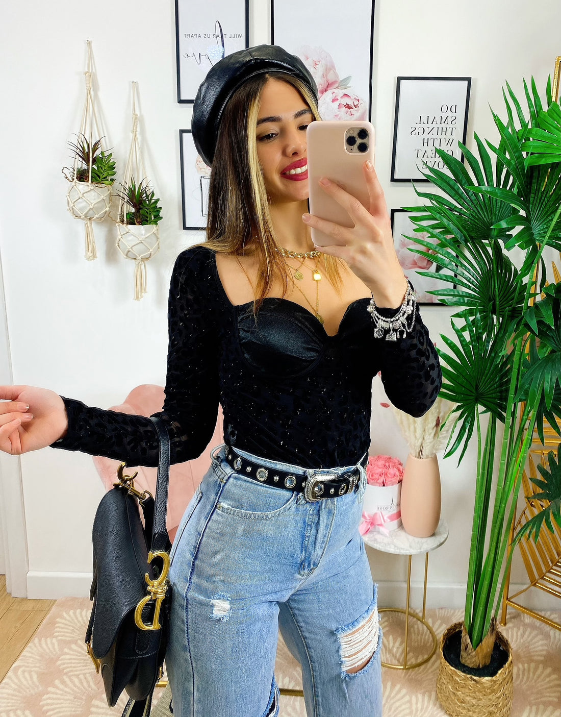 Body nero maculato - R.a. Boutique 