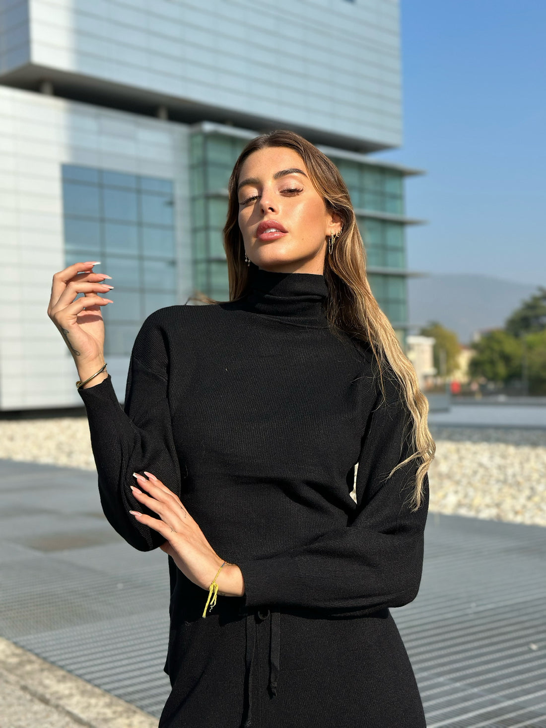 Completo Maglia e pantalone quality nero - R.a. Boutique 