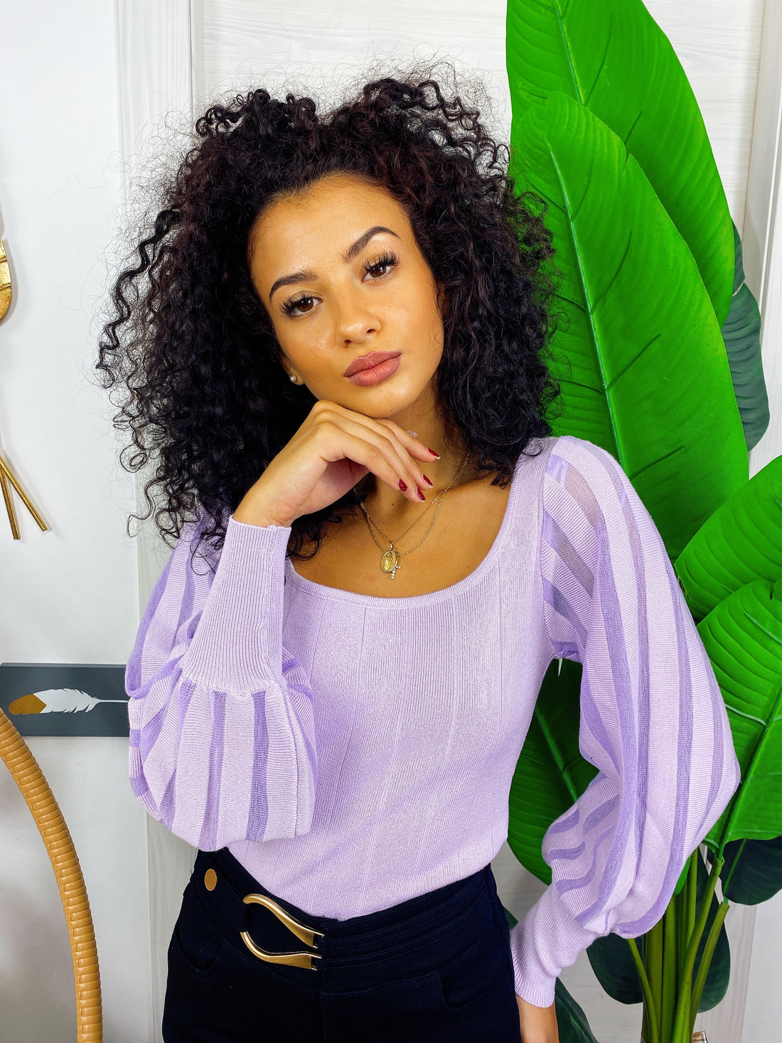 Maglioncino lilla - R.a. Boutique 