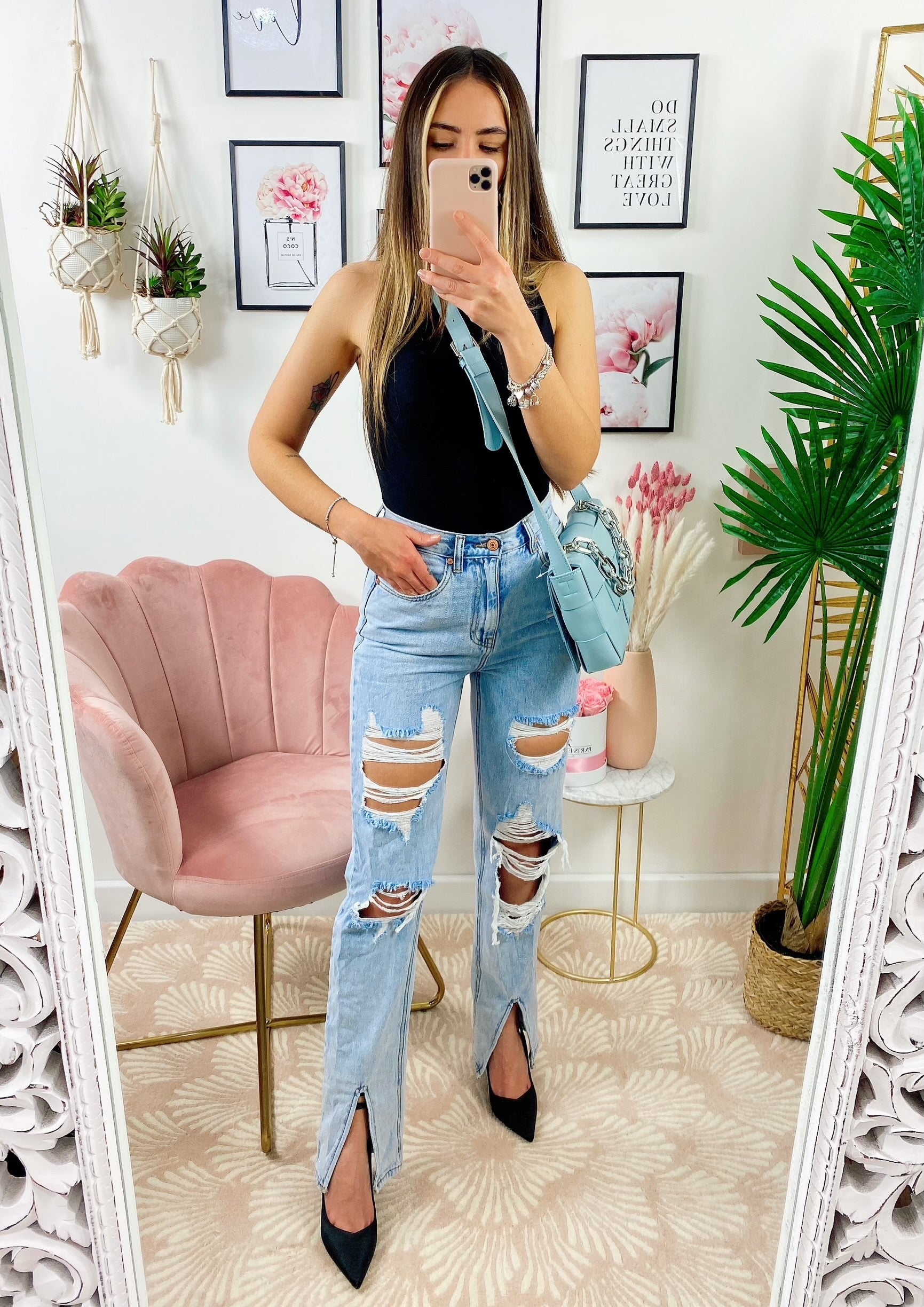 Jeans Mon amour con strappi - R.a. Boutique 