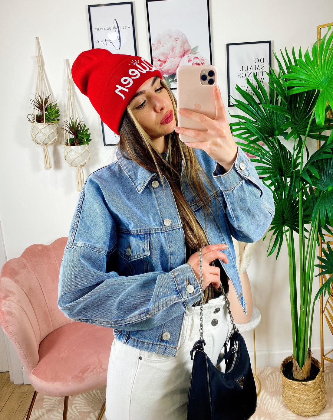 Giacca di jeans con elastico - R.a. Boutique 