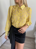 Camicetta zebrata gialla - R.a. Boutique 