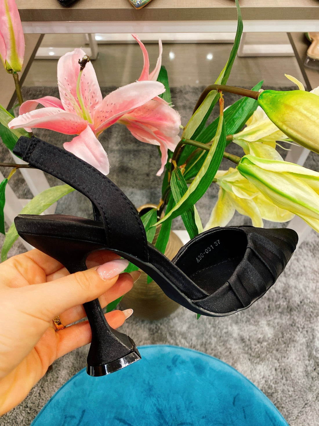 Tacco black con arricciature - R.a. Boutique 