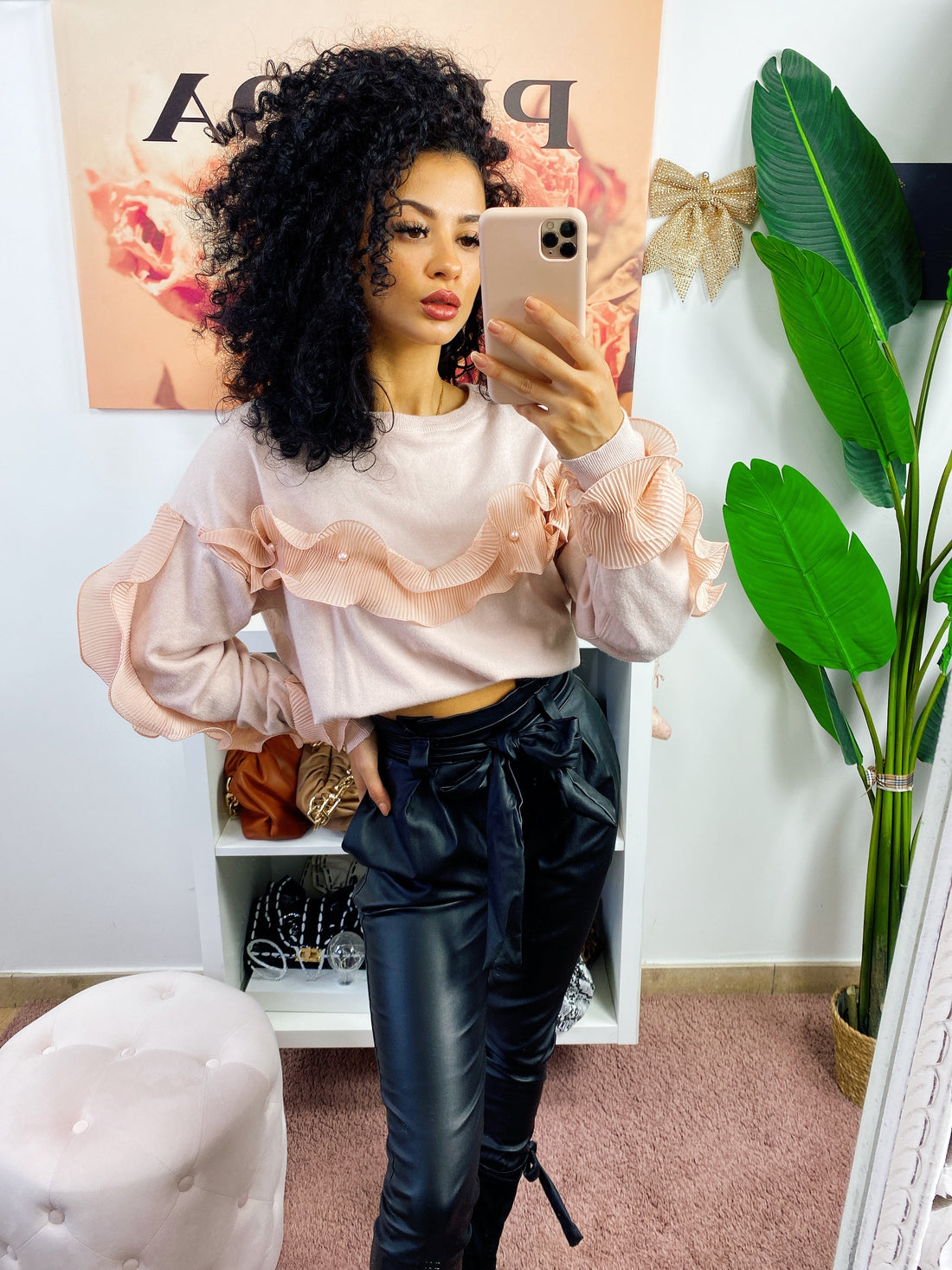 Maglione con onde e perle - R.a. Boutique 