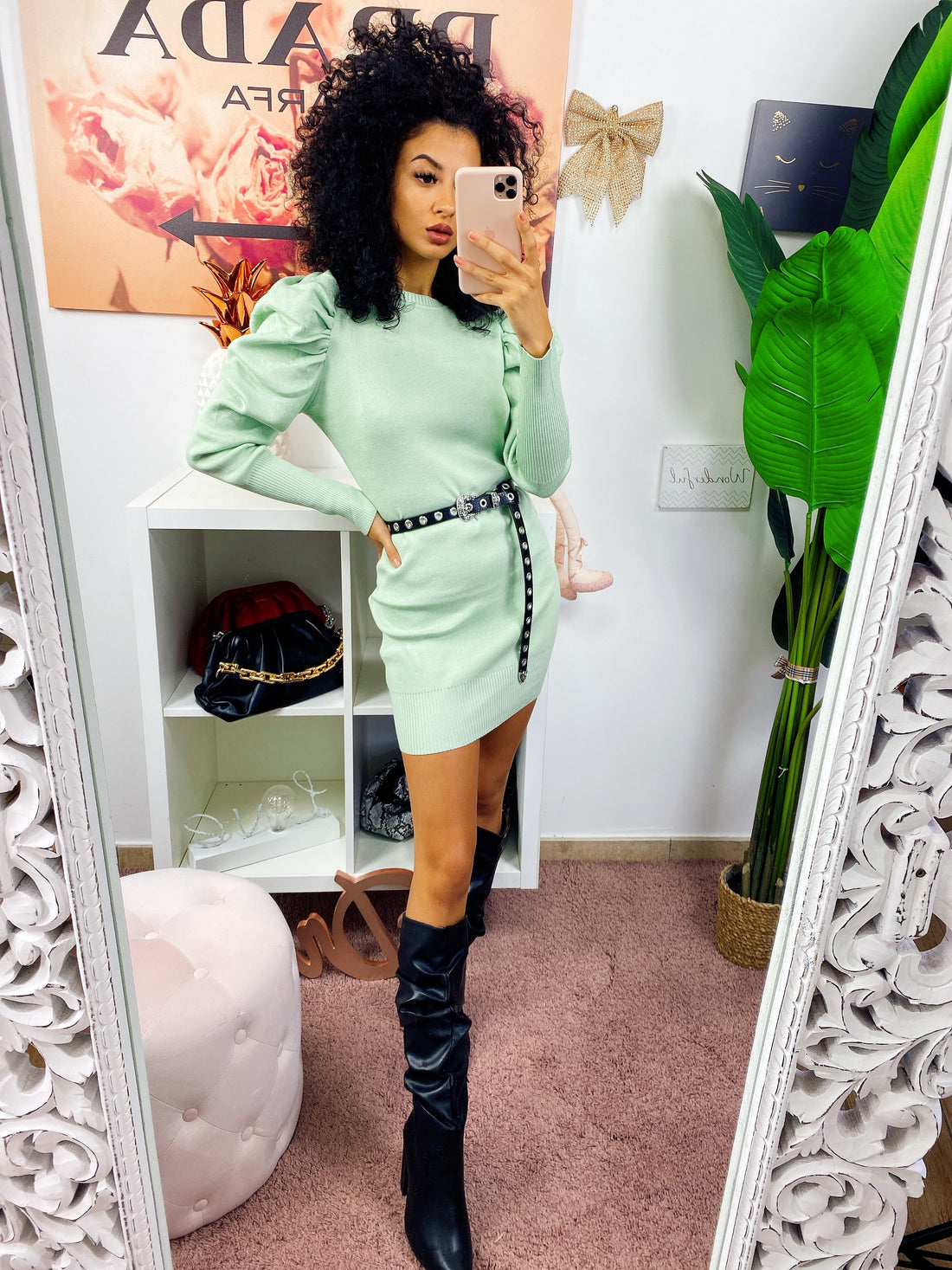 Abito in maglia Menta - R.a. Boutique 