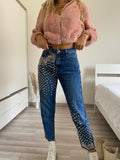 Jeans con borchie - R.a. Boutique 