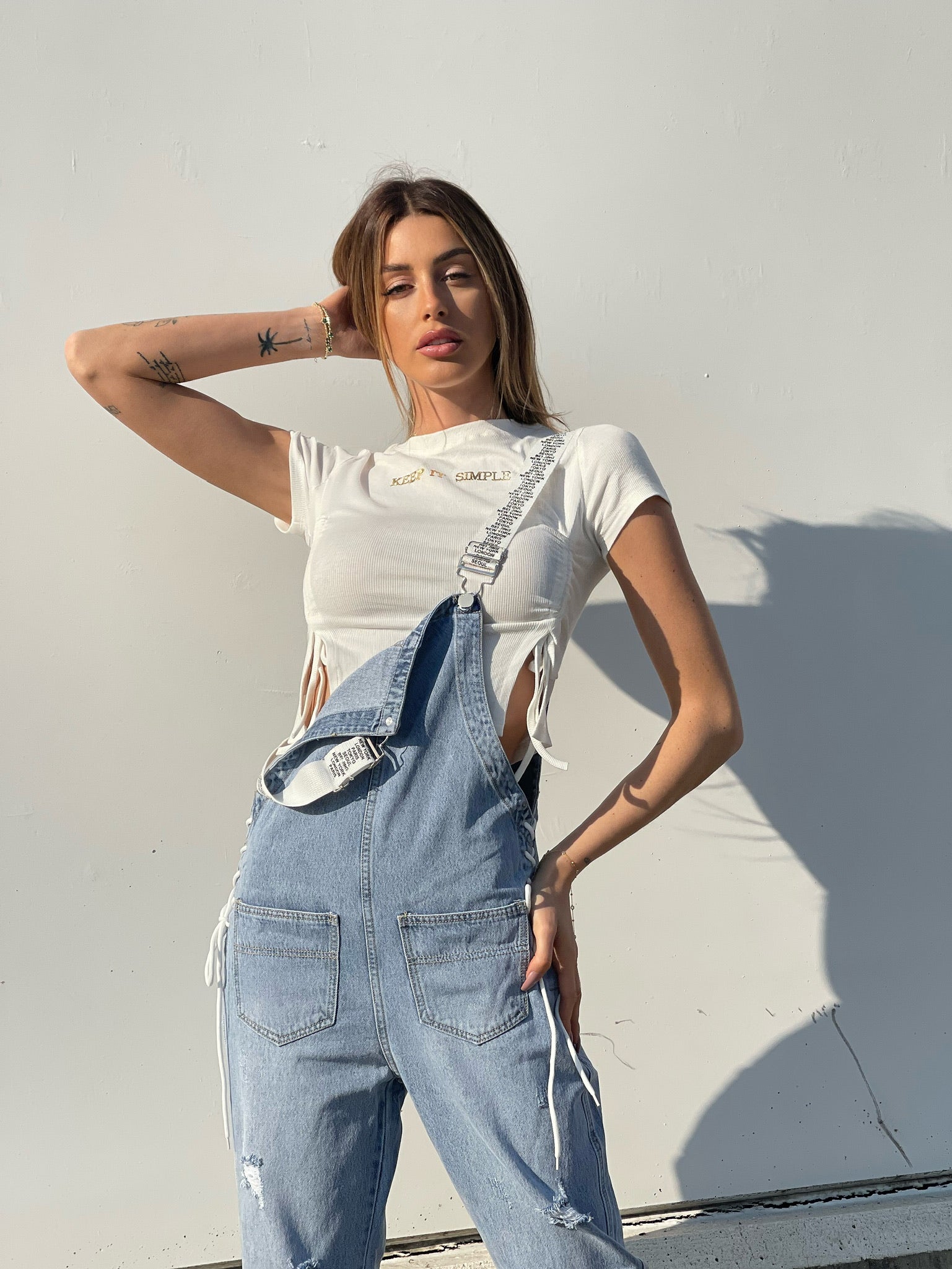 Salopette in jeans - R.a. Boutique 