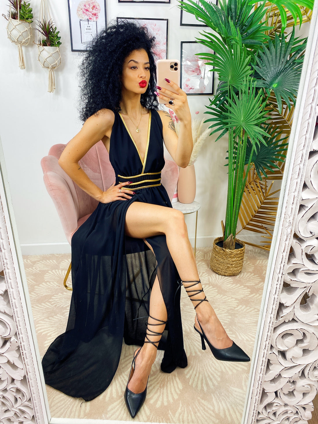 Abito Atene Nero - R.a. Boutique 