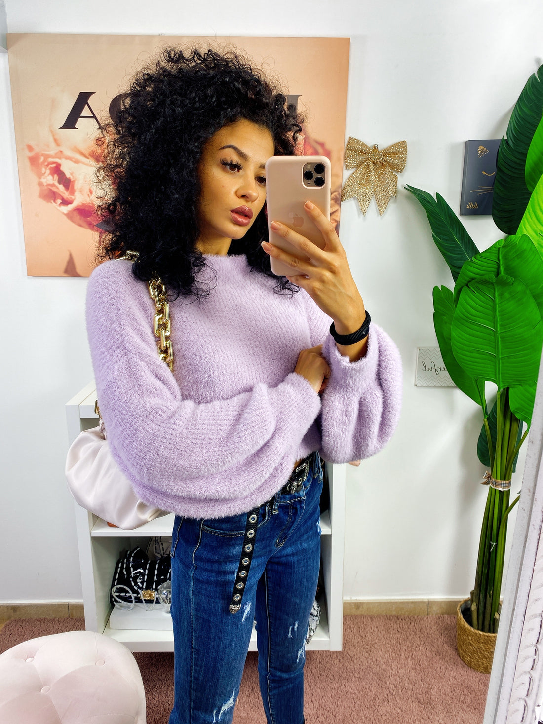 Maglioncino morbidissimo manica ampia - R.a. Boutique 