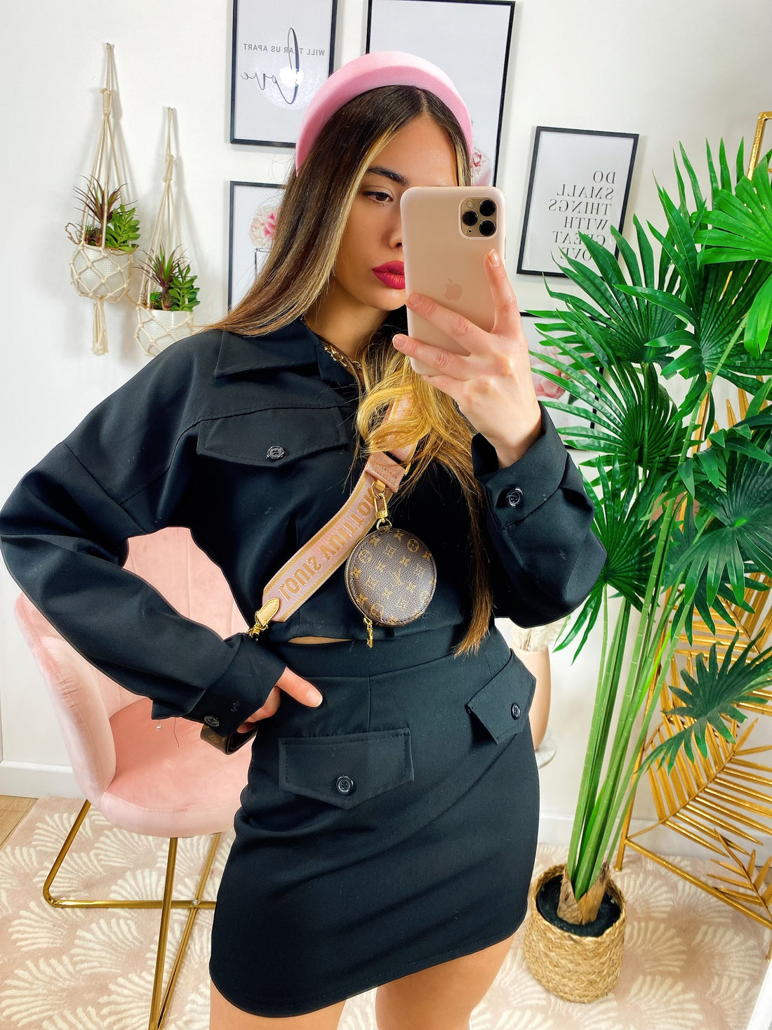 Completo Gonna e camicia Nero - R.a. Boutique 