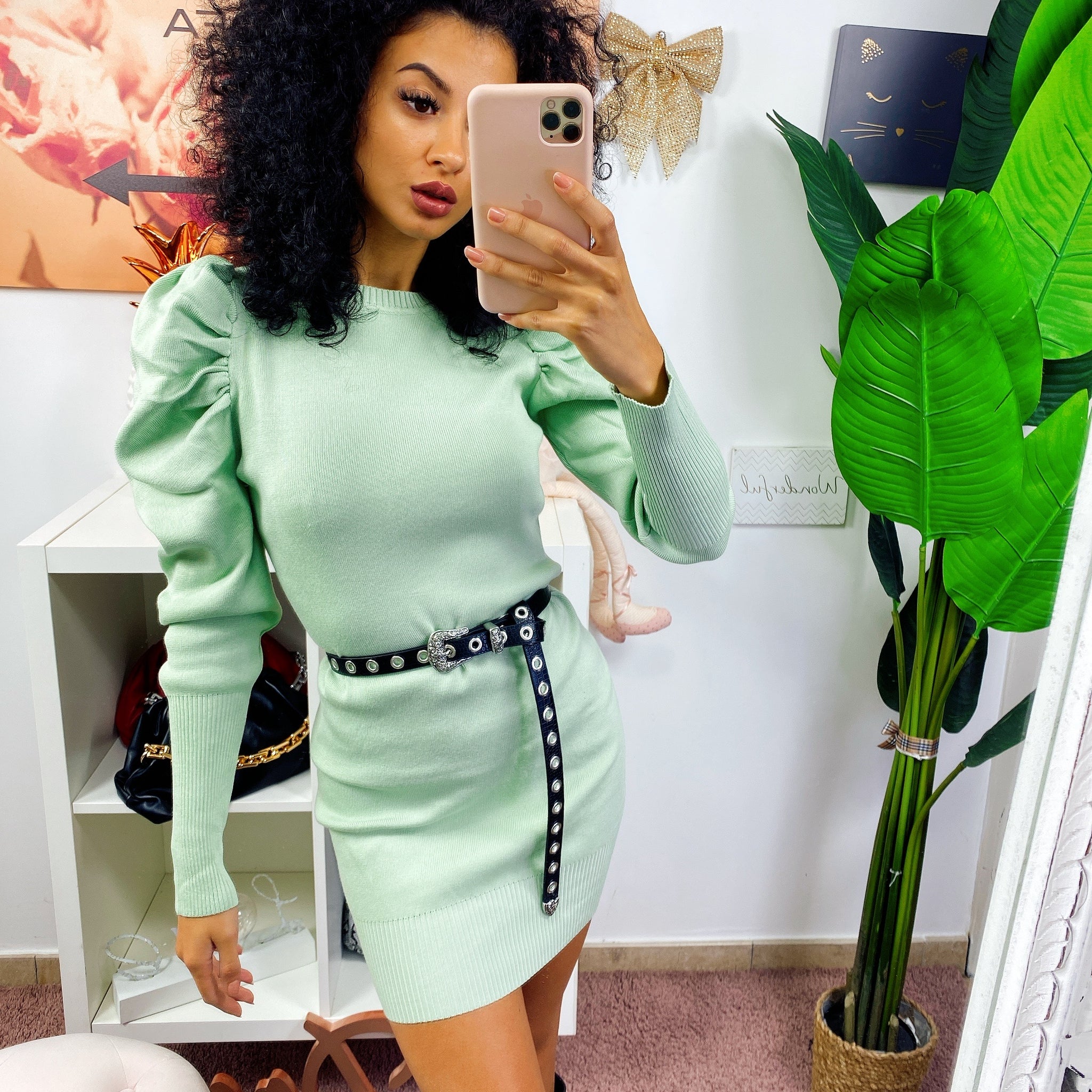 Abito in maglia Menta - R.a. Boutique 