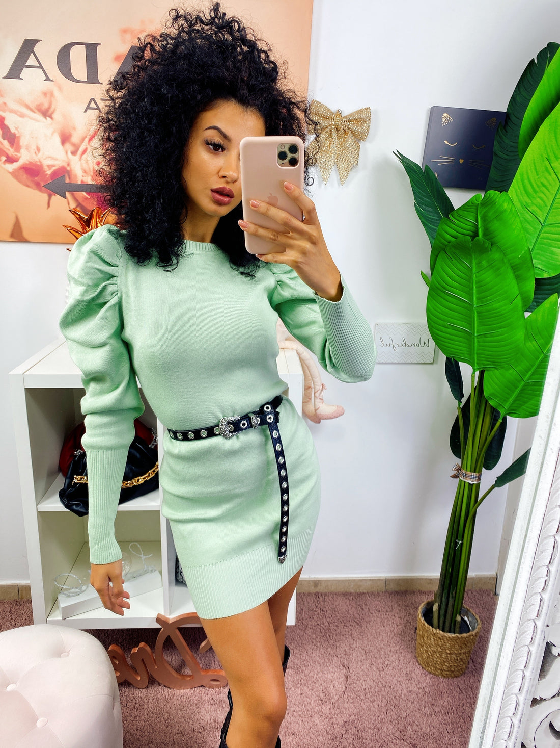 Abito in maglia Menta - R.a. Boutique 