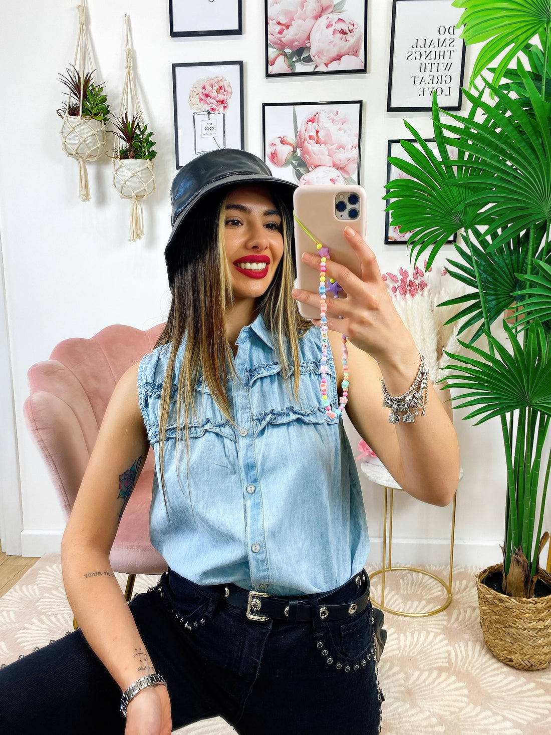 Blusa in jeans leggera - R.a. Boutique 