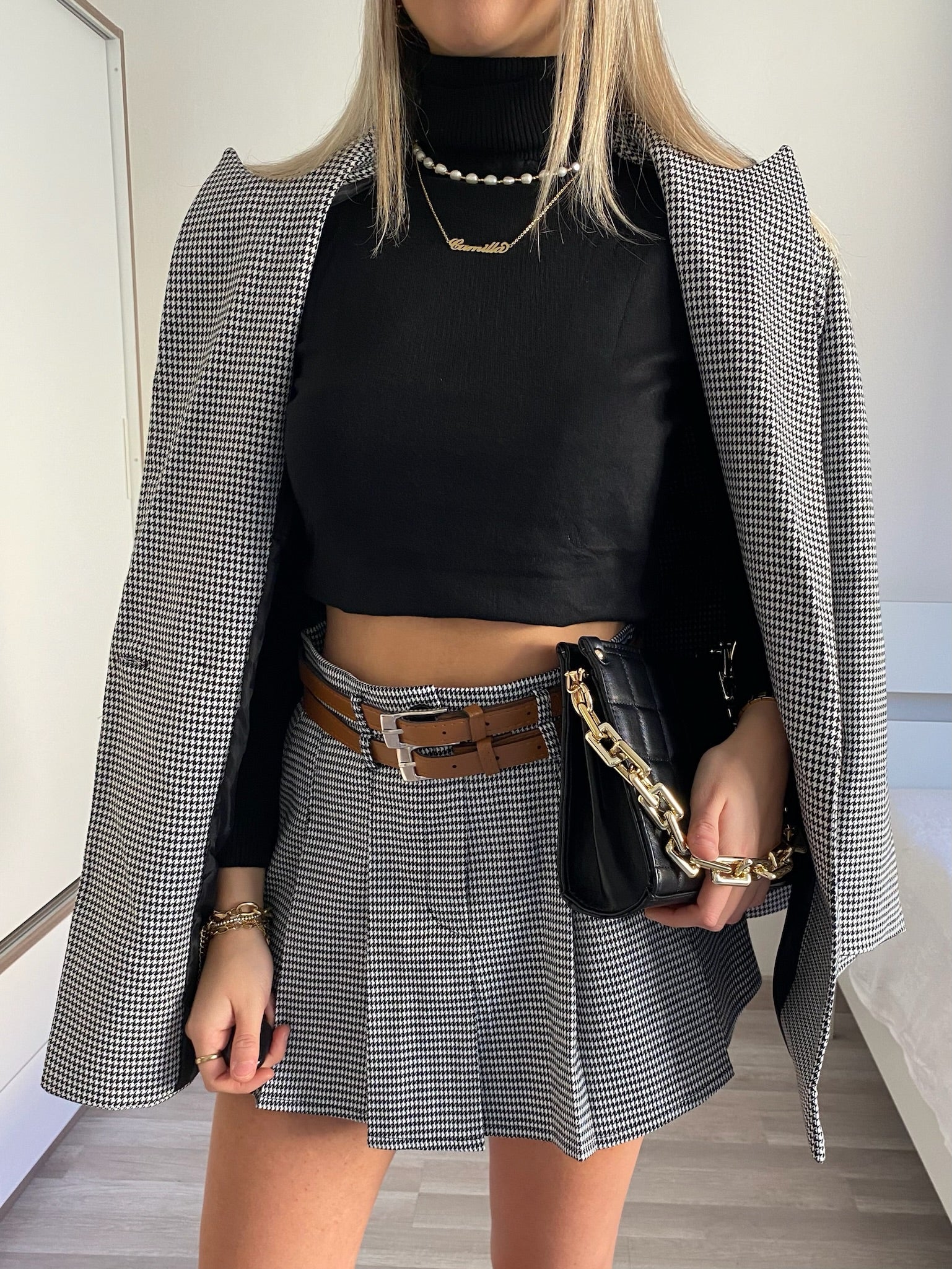 Dolce vita nero in lana lungo - R.a. Boutique 