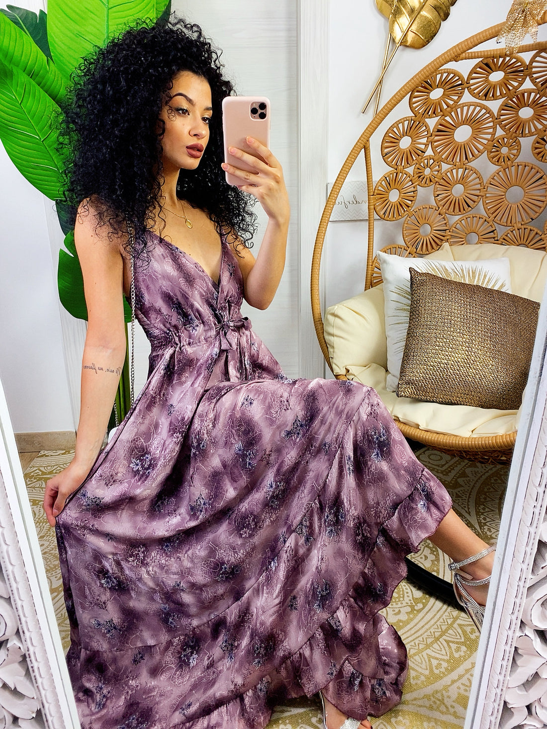 Abito lungo lilla - R.a. Boutique 