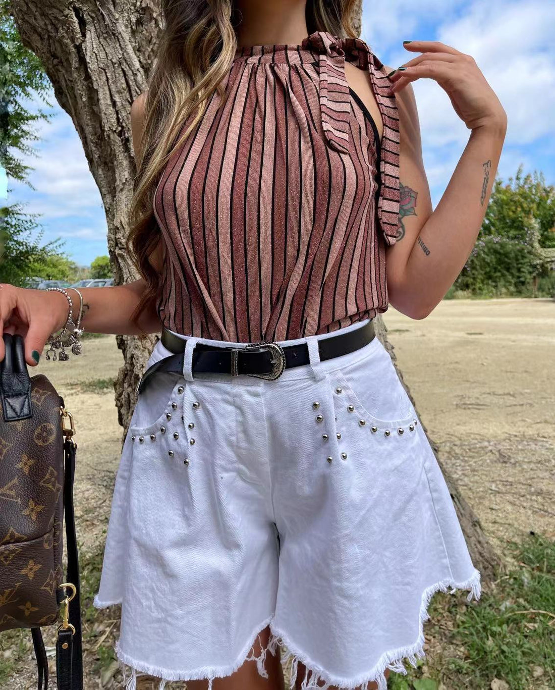 Top a righe Glitter - R.a. Boutique 