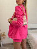Completo giacca e Short Fuxia - R.a. Boutique 