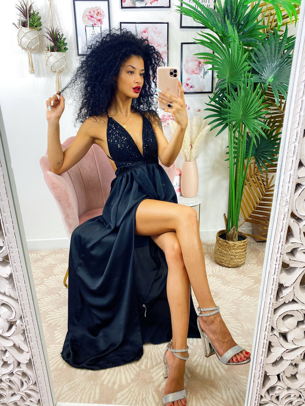 Dress Afrodite con paillettes