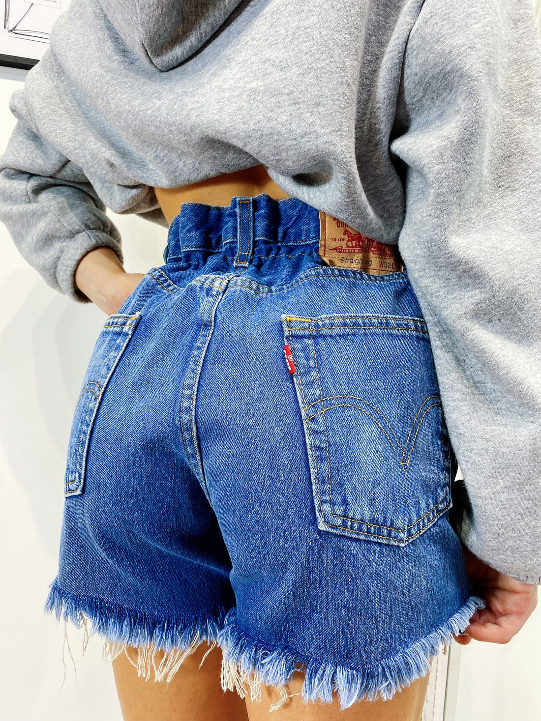 Short Levi’s Vintage bagno medio senza strappi - R.a. Boutique 