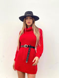 Maxi maglione rosso - R.a. Boutique 