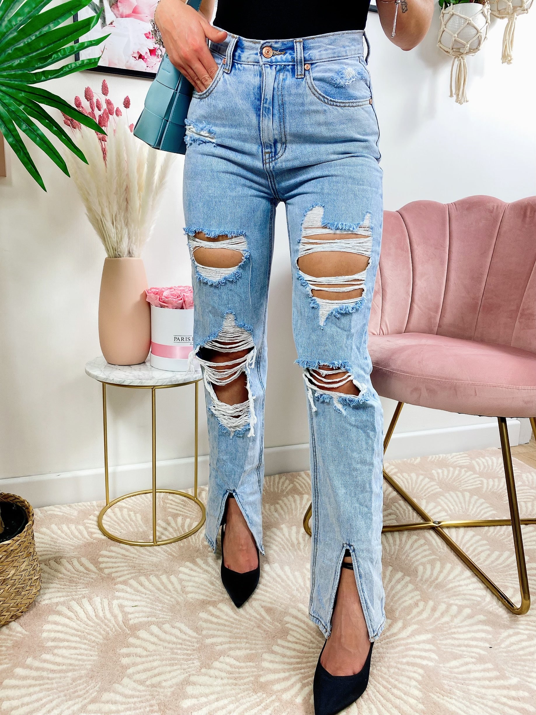 Jeans Mon amour con strappi - R.a. Boutique 