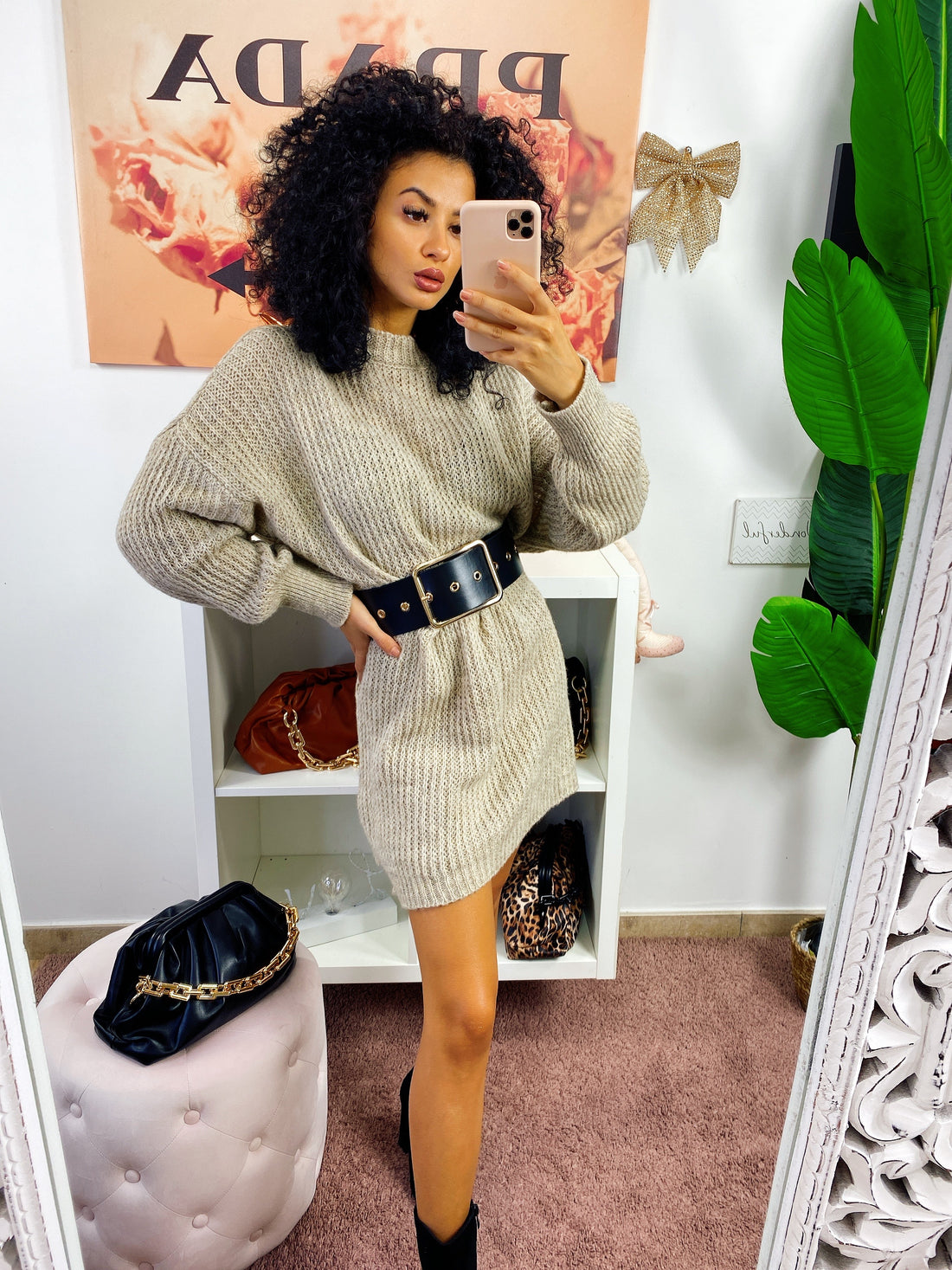 Abito in maglia Beige chiaro - R.a. Boutique 