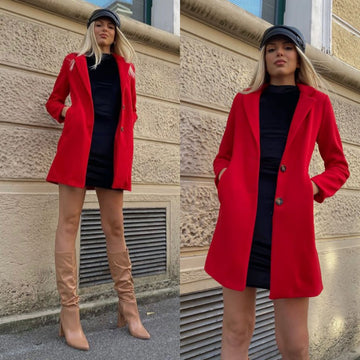 Cappotto autumn Rosso - R.a. Boutique 