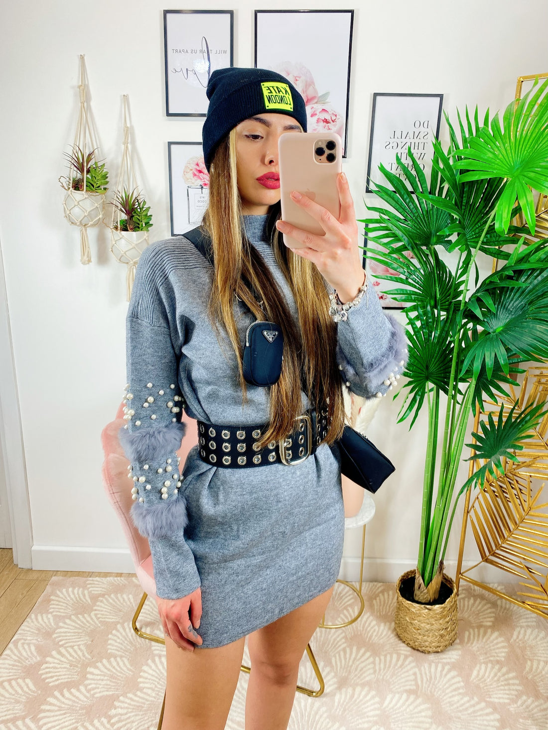 Cinturone largo occhielli argento - R.a. Boutique 