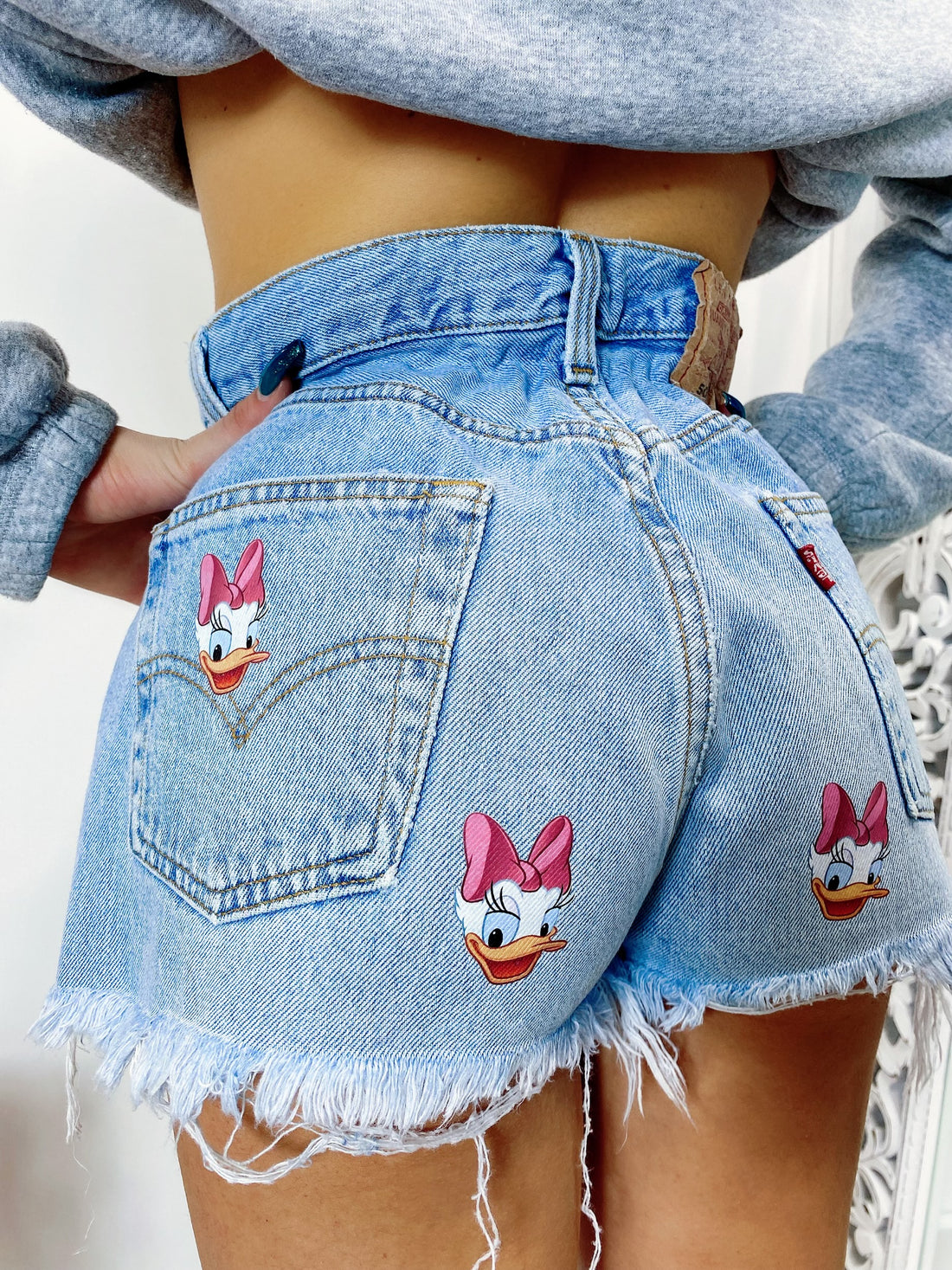 Short Levi’s Vintage con stampa Paperina bagno chiaro - R.a. Boutique 