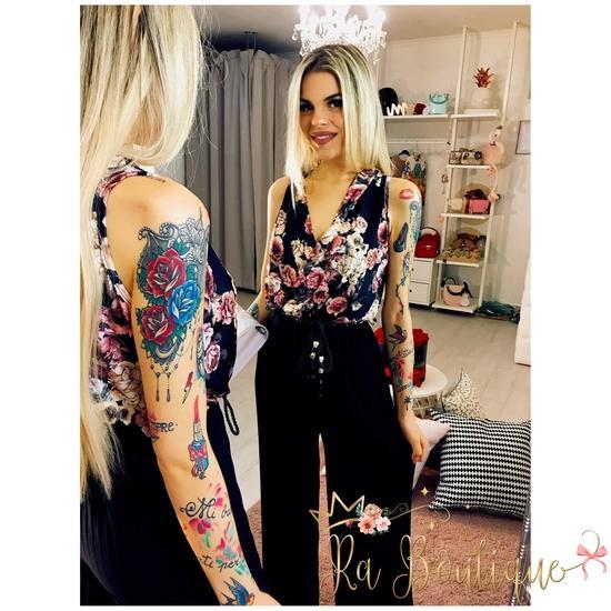 Jumpsuit flower - R.a. Boutique 