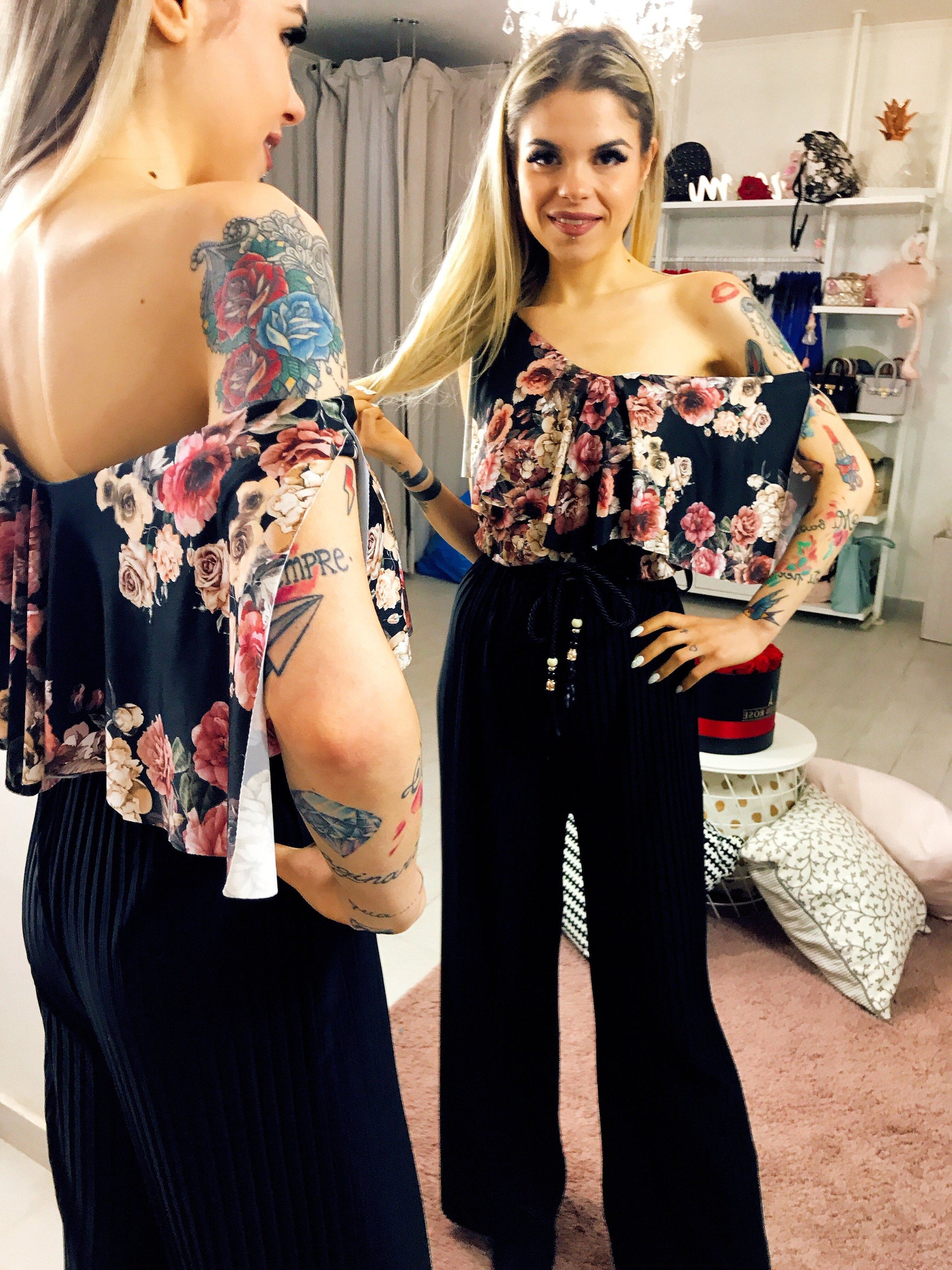 Jumpsuit flower - R.a. Boutique 