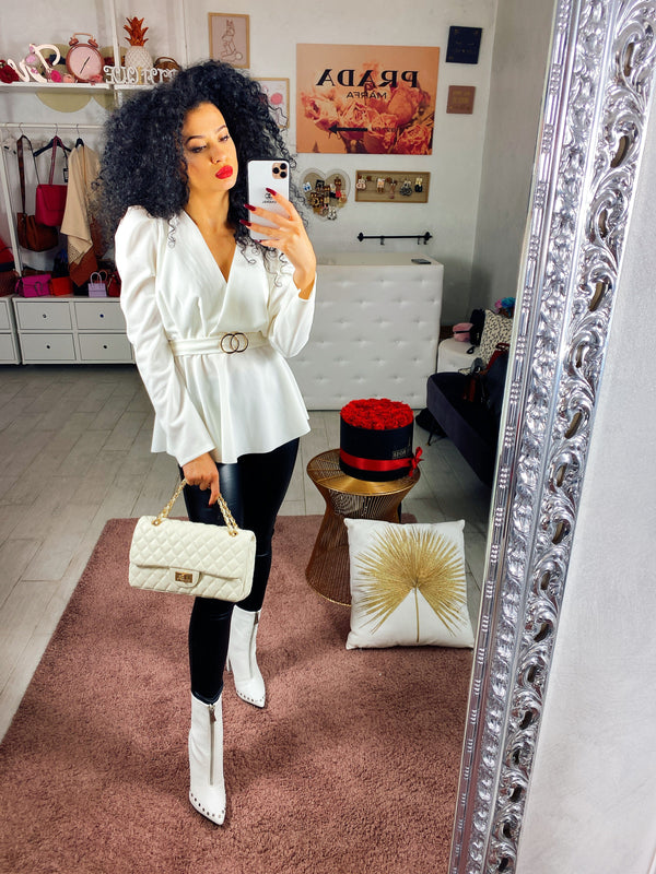Leggings aus Öko-Leder