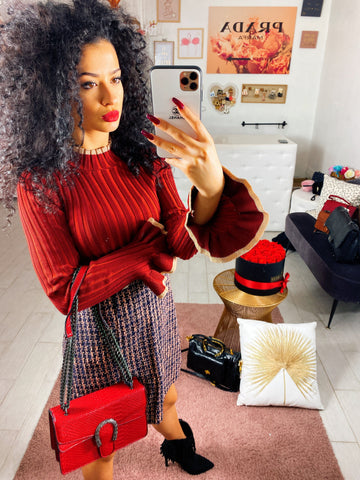 Maglioncino bicolore con Rouge - R.a. Boutique 