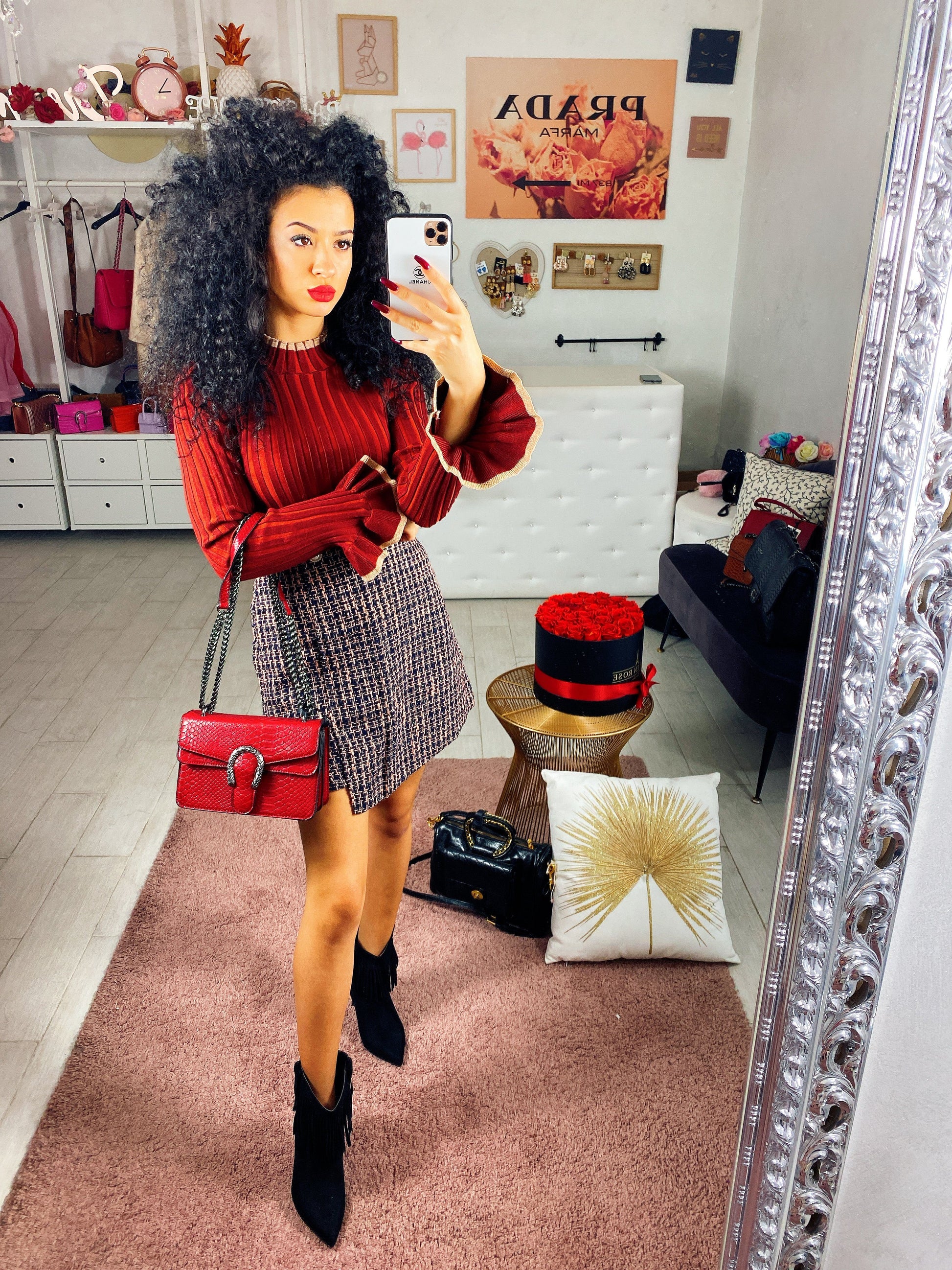 Maglioncino bicolore con Rouge - R.a. Boutique 