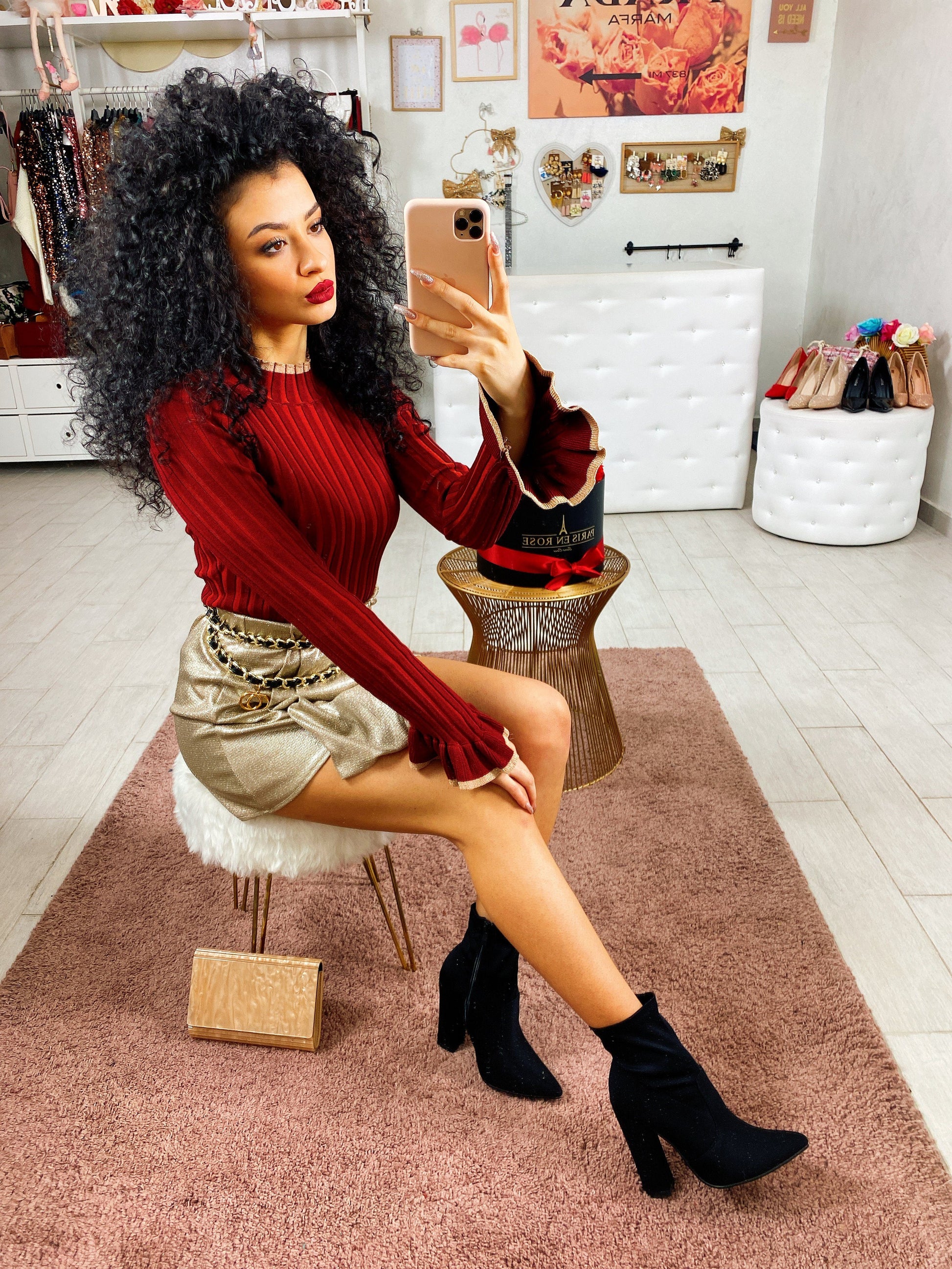 Maglioncino bicolore con Rouge - R.a. Boutique 