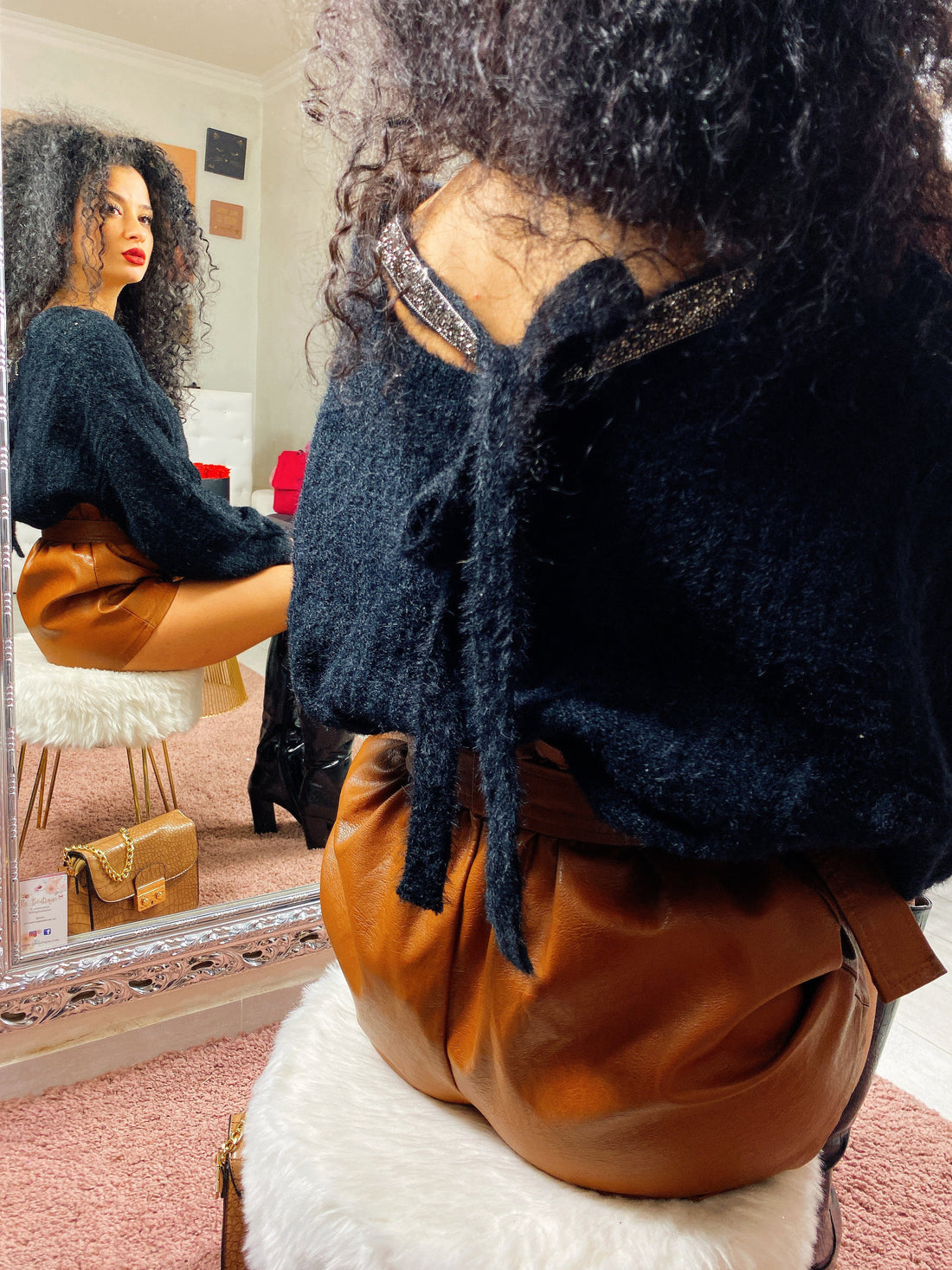 Maglioncino con fiocco sulla schiena - R.a. Boutique 