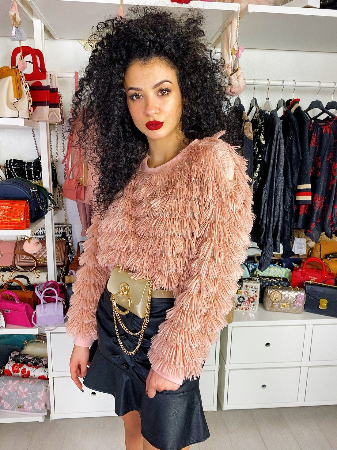 Maglioncino con frange morbidissimo - R.a. Boutique 